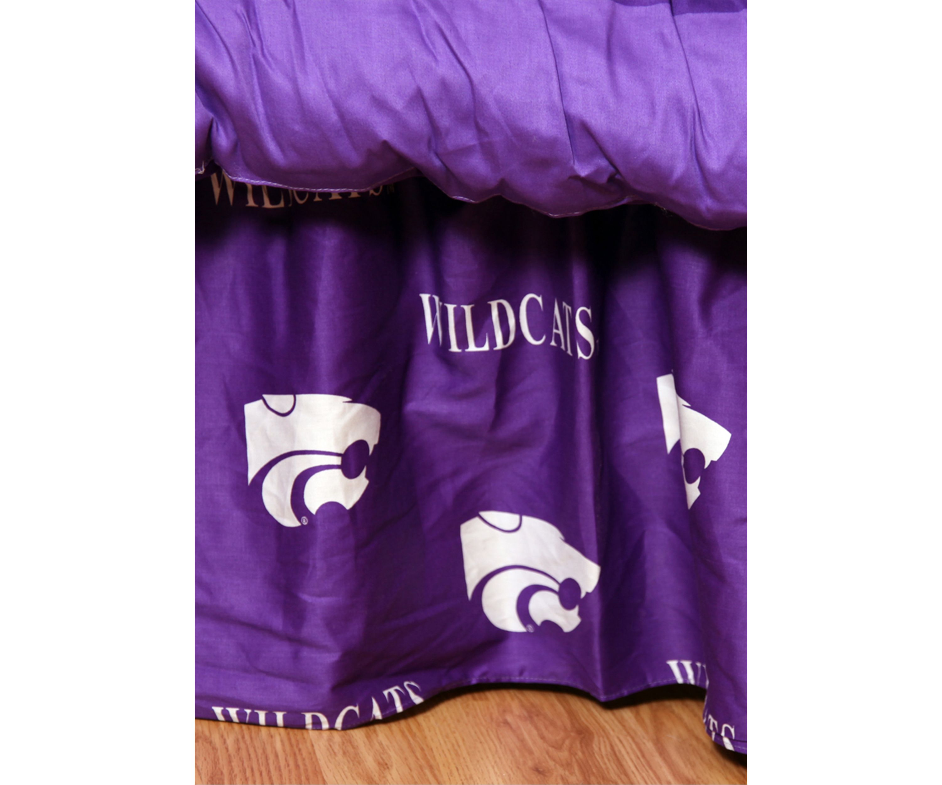 NCAA Kansas State Wildcats Printed Dust Ruffle