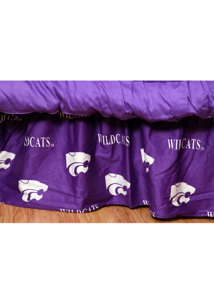 NCAA Kansas State Wildcats Printed Dust Ruffle