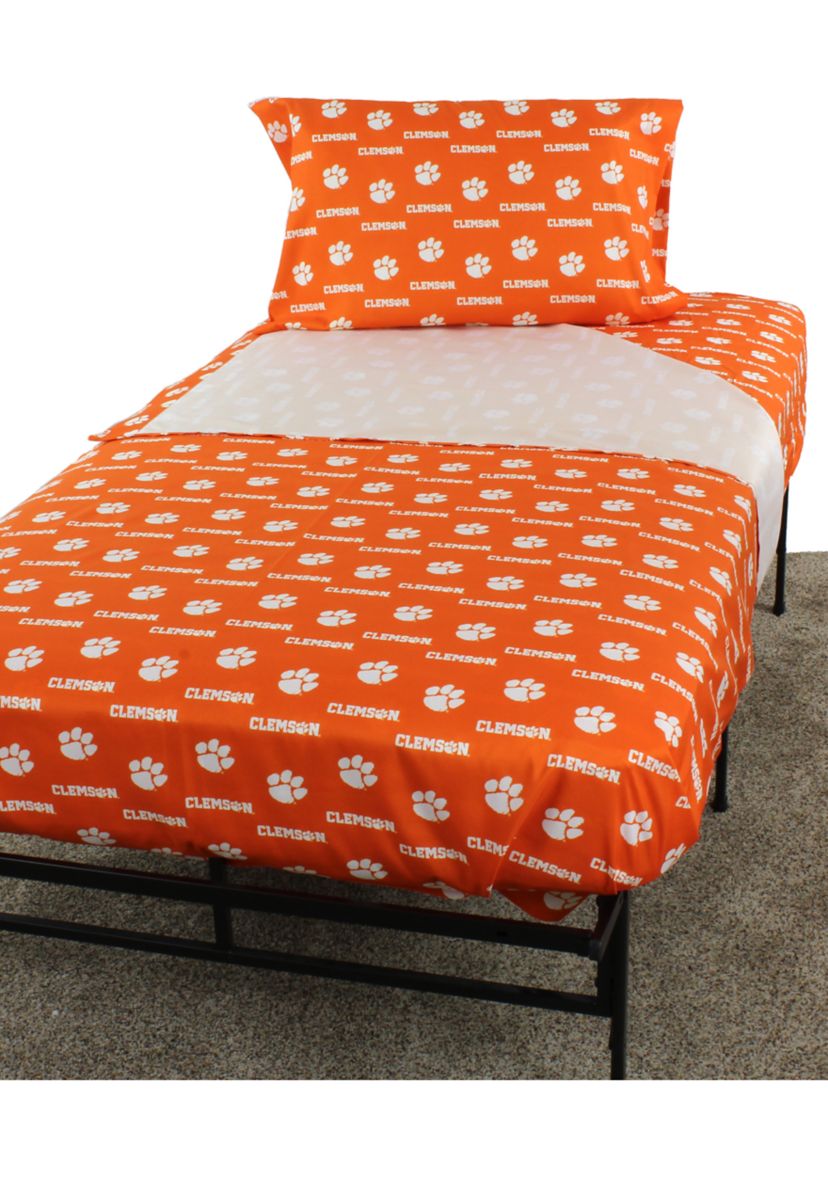 NCAA Clemson Tigers Sheet Set