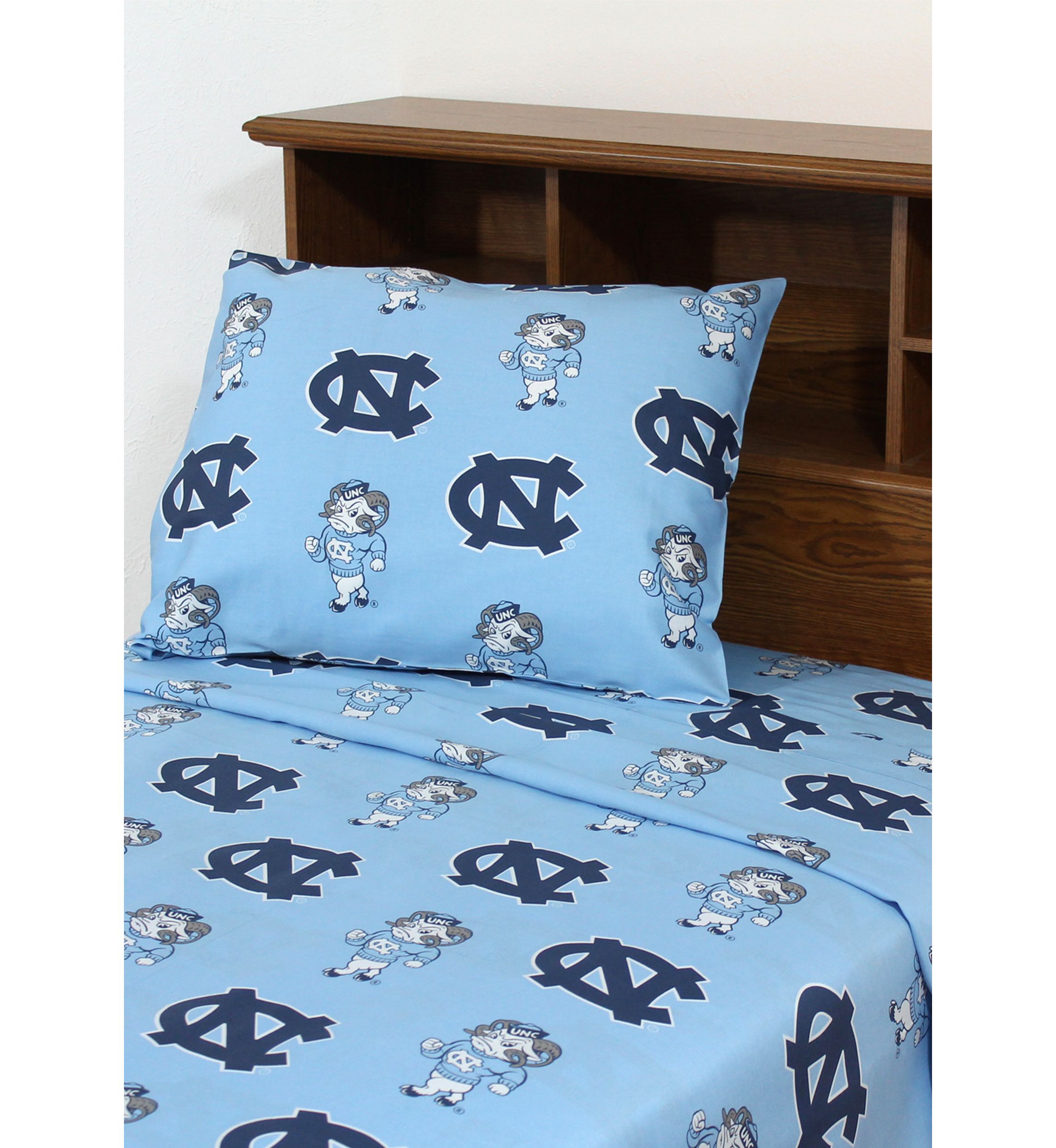 NCAA North Carolina Tar Heels Sheet Set