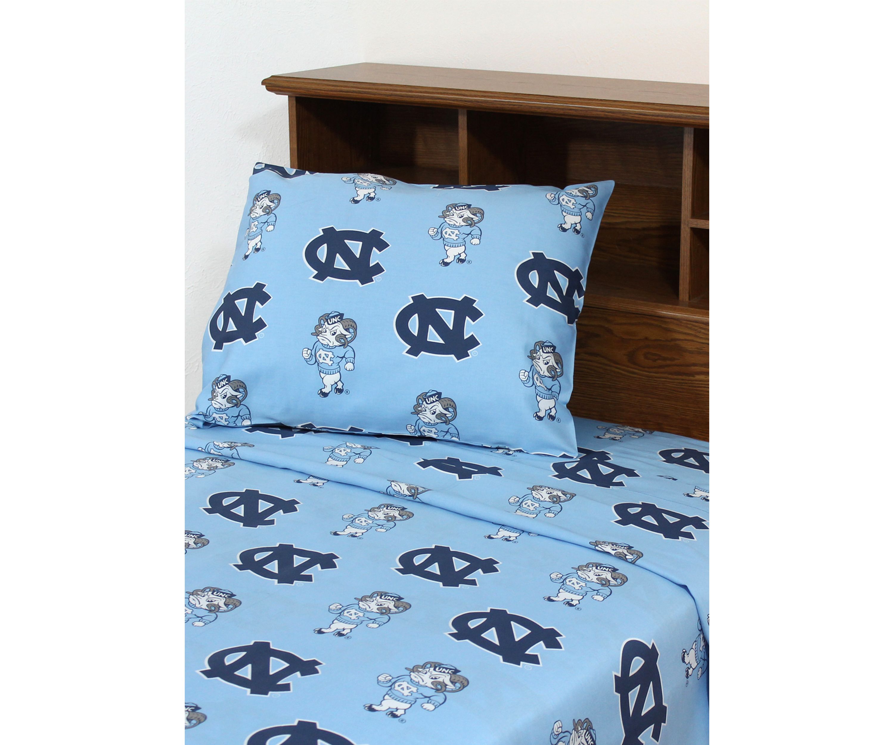 NCAA North Carolina Tar Heels Sheet Set