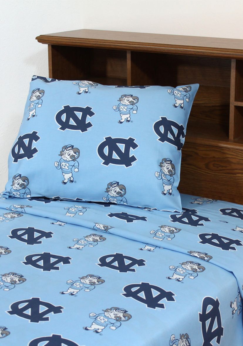 NCAA North Carolina Tar Heels Sheet Set