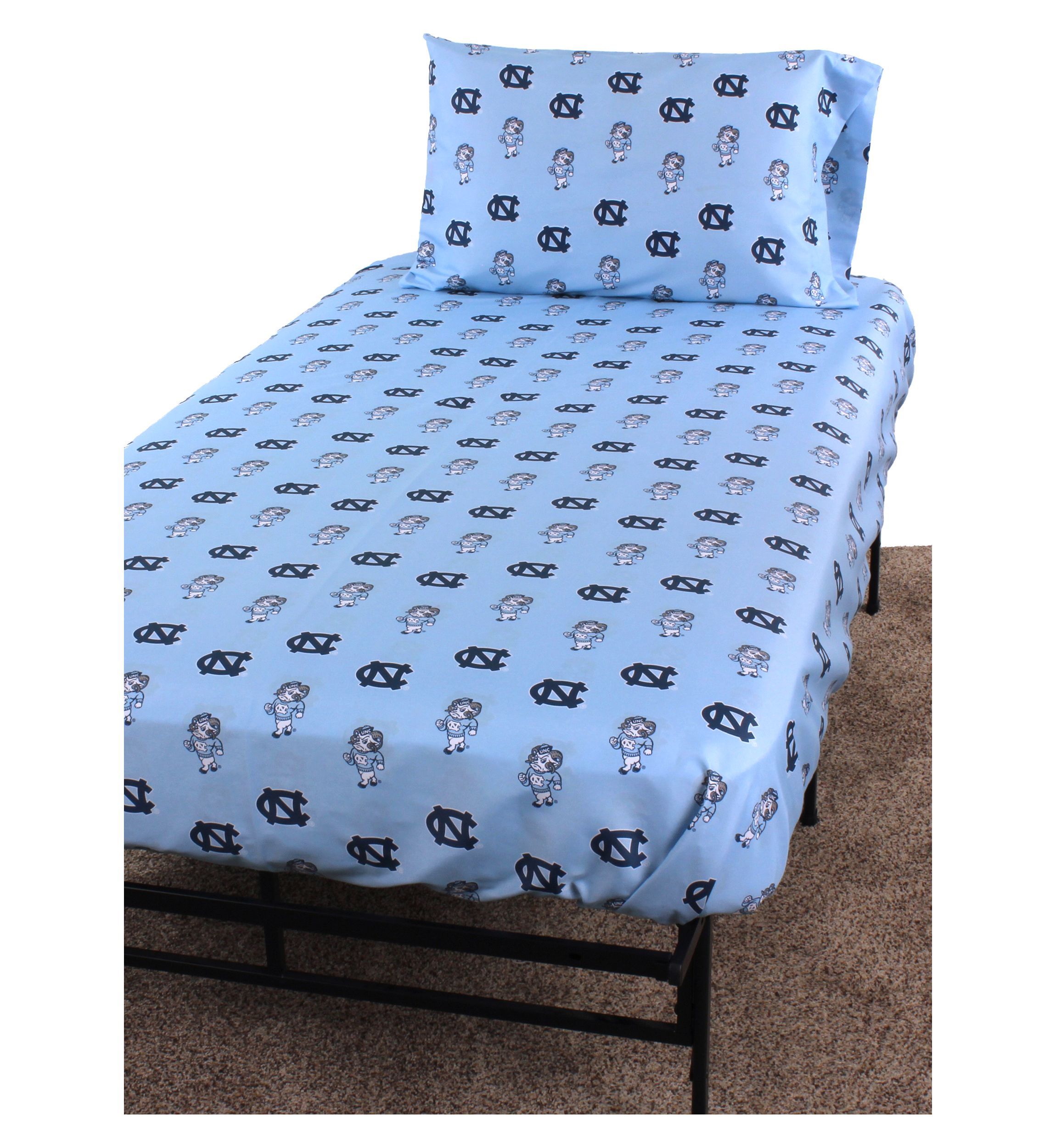 NCAA North Carolina Tar Heels Sheet Set