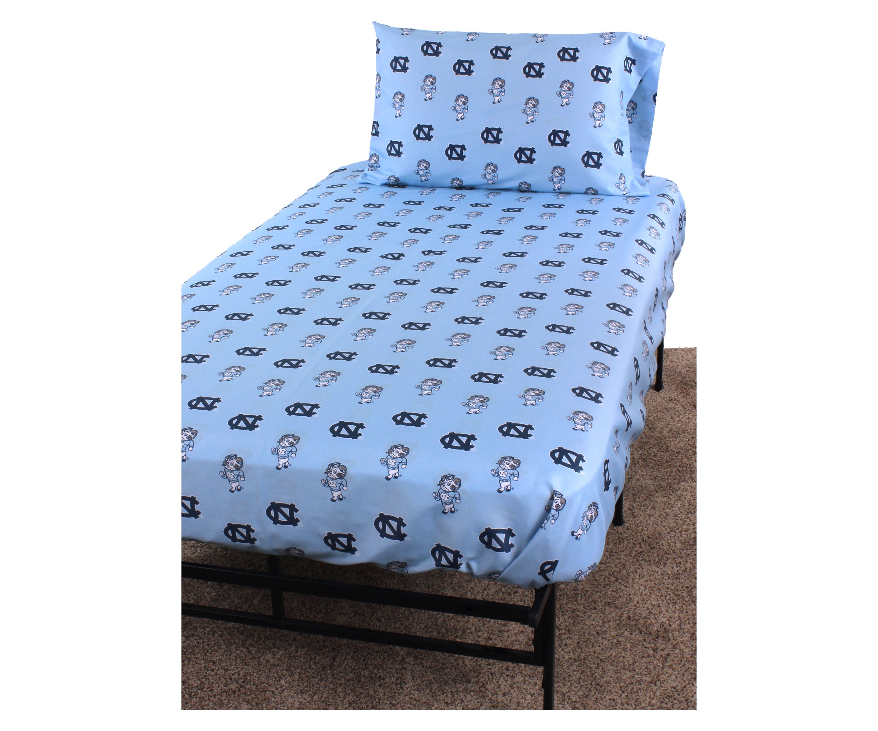 NCAA North Carolina Tar Heels Sheet Set