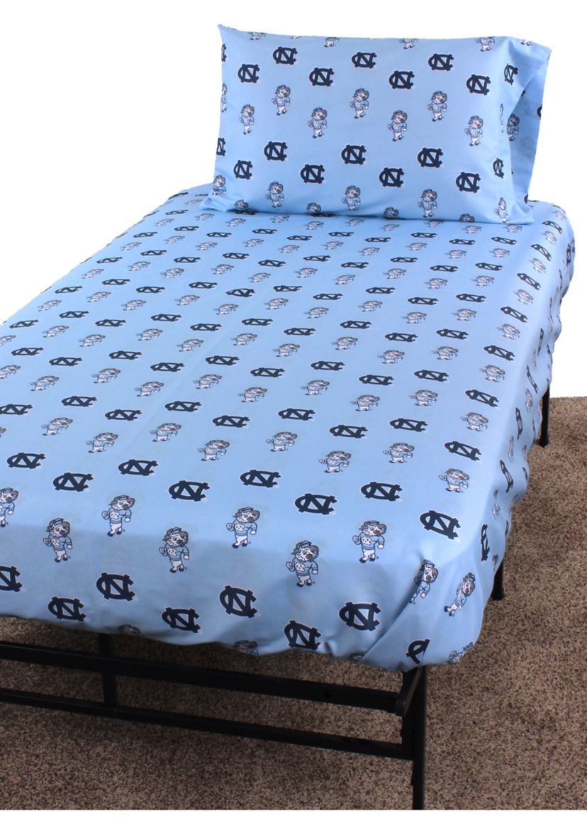 NCAA North Carolina Tar Heels Sheet Set