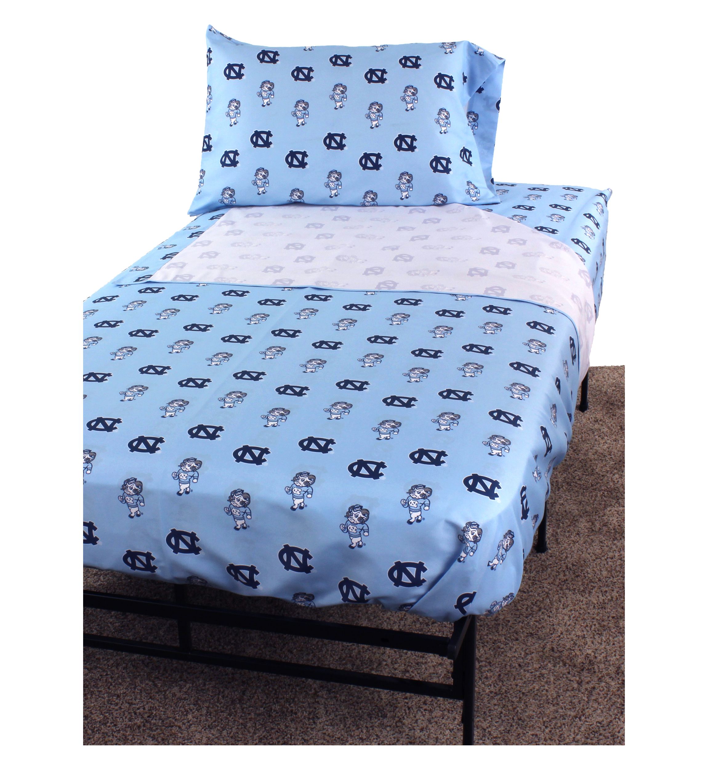 NCAA North Carolina Tar Heels Sheet Set