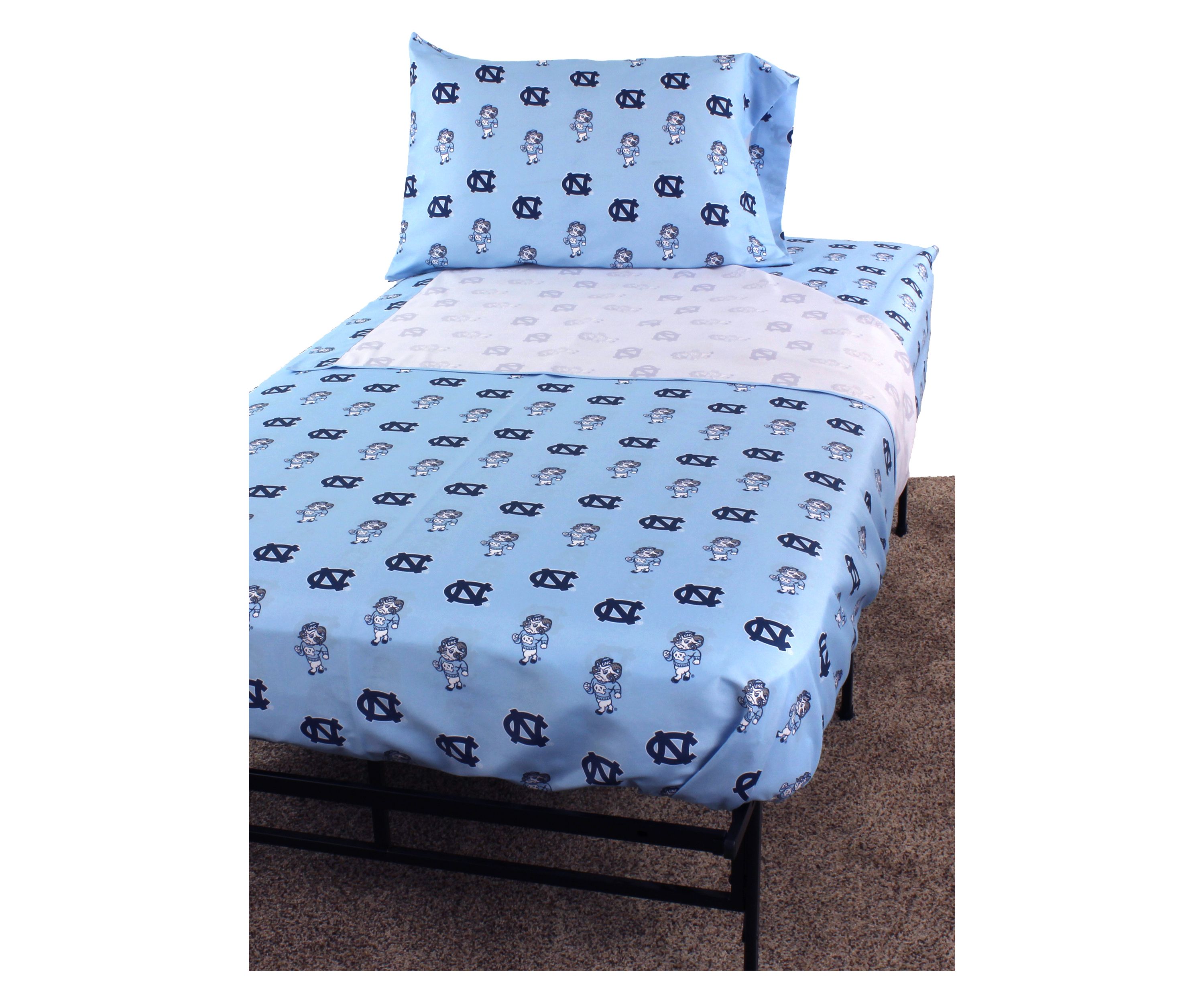 NCAA North Carolina Tar Heels Sheet Set