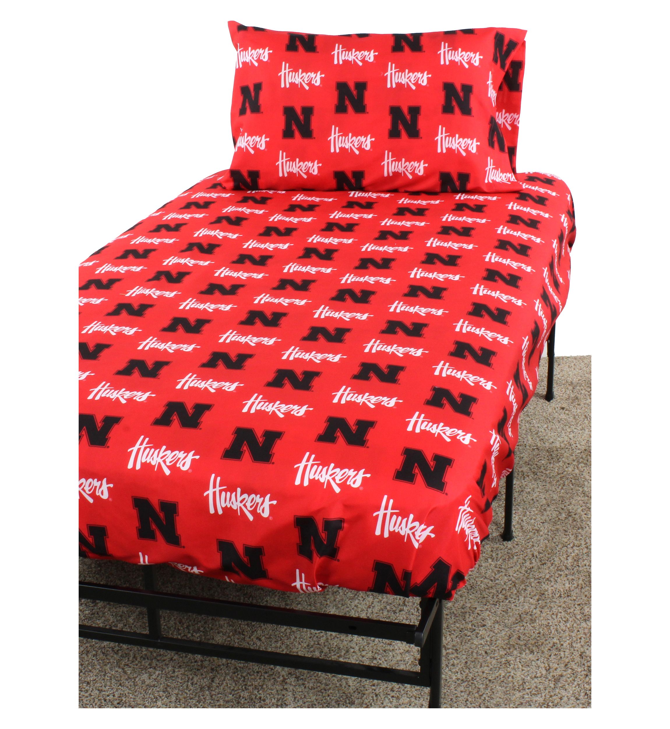 NCAA Nebraska Cornhuskers Sheet Set