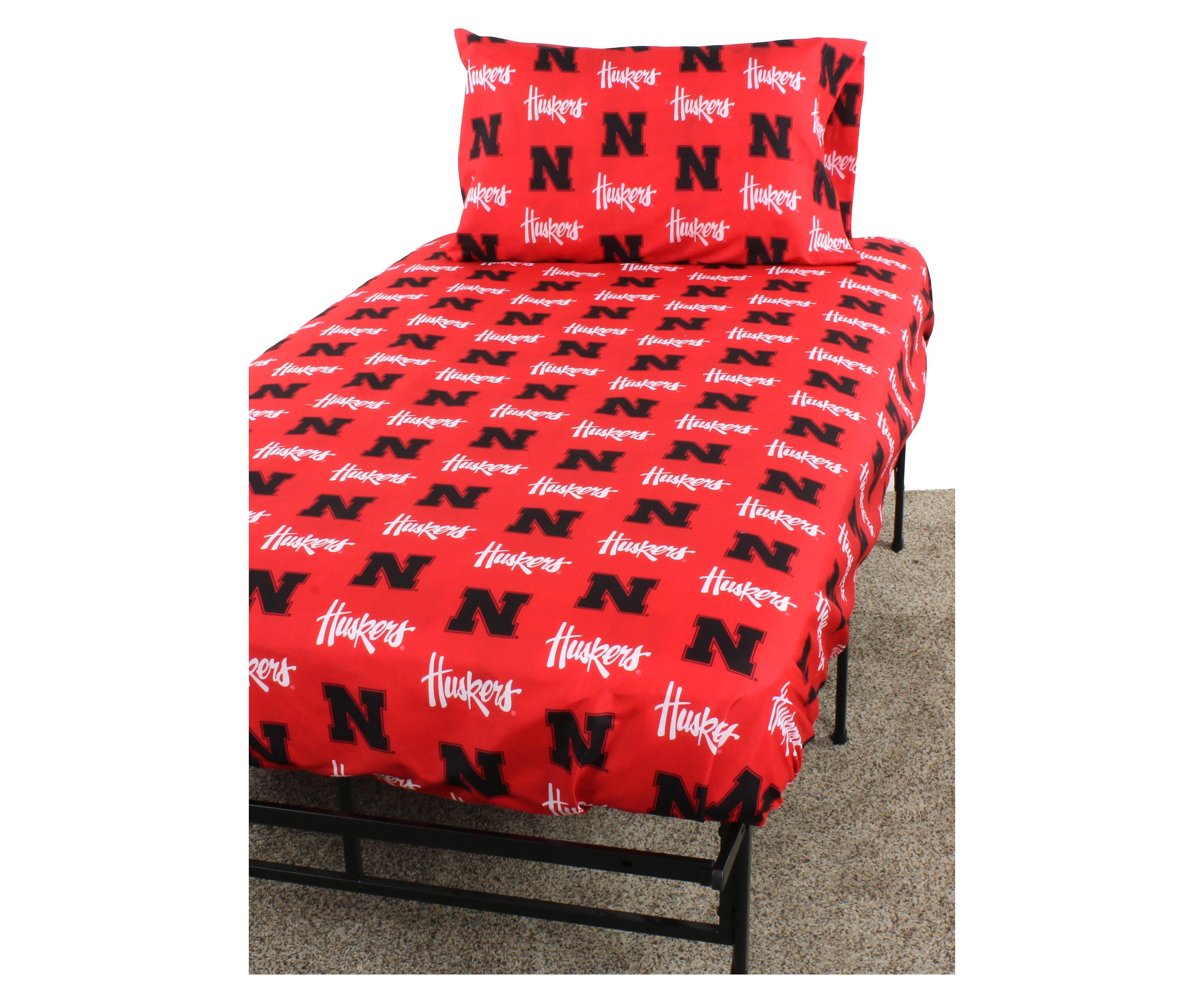 NCAA Nebraska Cornhuskers Sheet Set