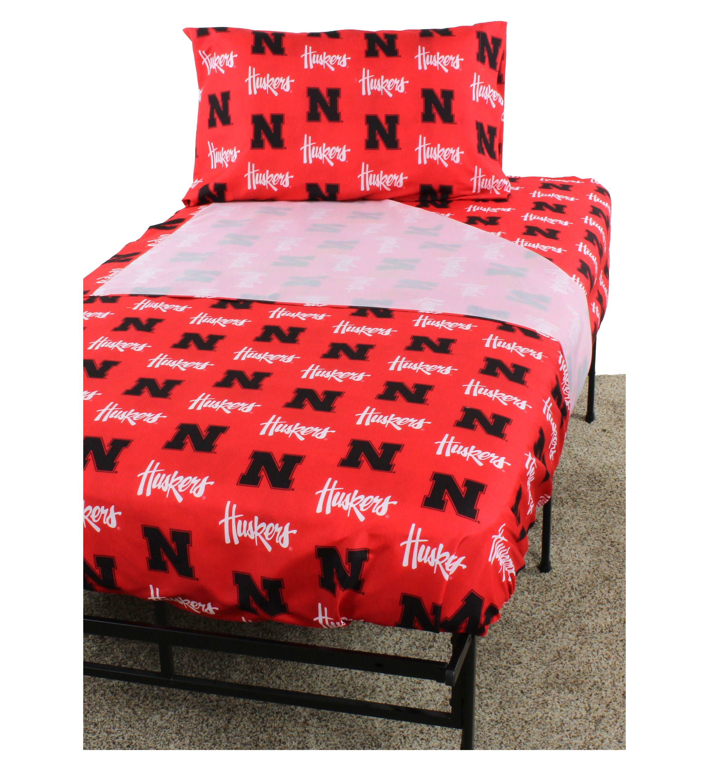 NCAA Nebraska Cornhuskers Sheet Set