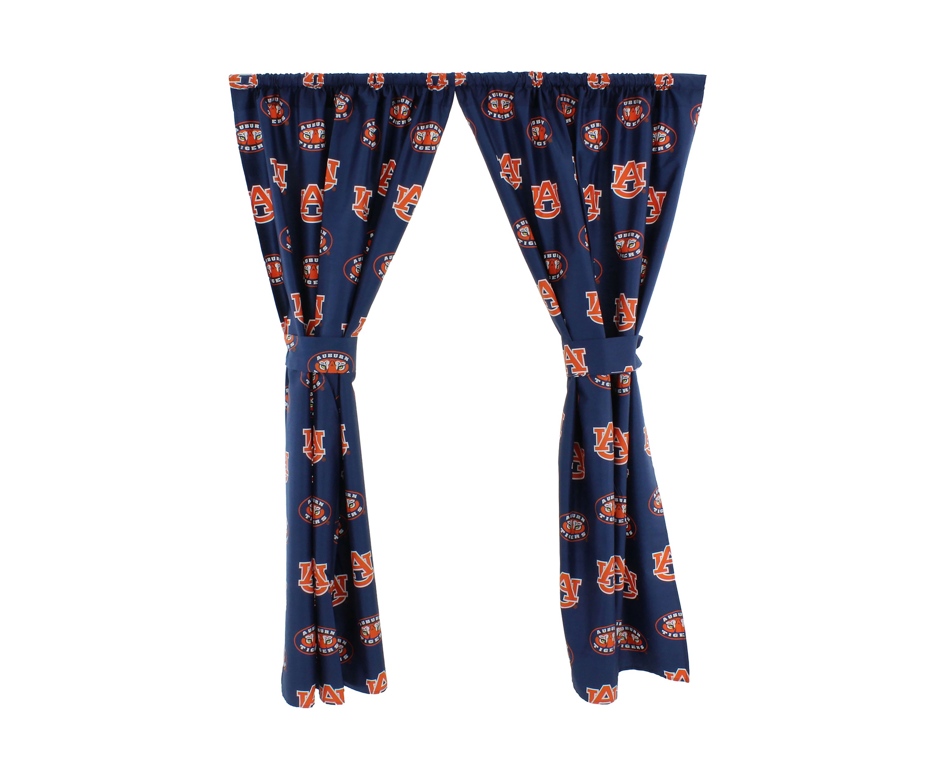 NCAA Auburn Tigers Printed Curtain Panels