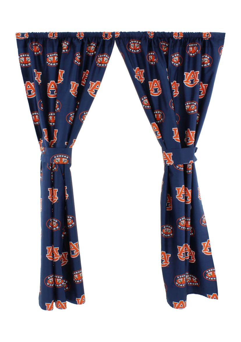 NCAA Auburn Tigers Printed Curtain Panels