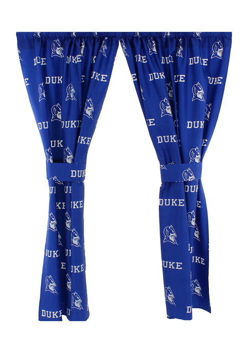 College Covers NCAA Duke Blue Devils Printed Curtain