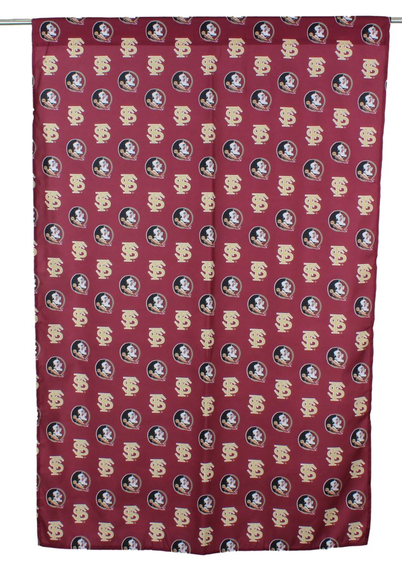NCAA Florida State Seminoles Printed Curtain Panels