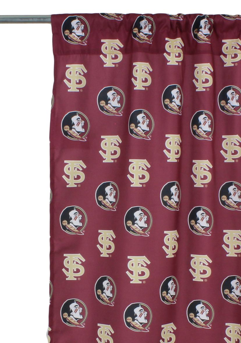 NCAA Florida State Seminoles Printed Curtain Panels