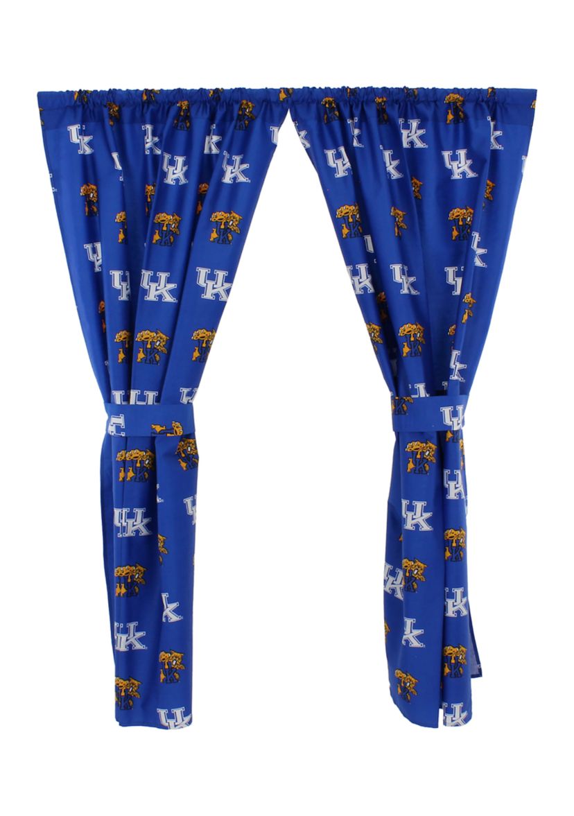 NCAA Kentucky Wildcats Printed Curtain Panels