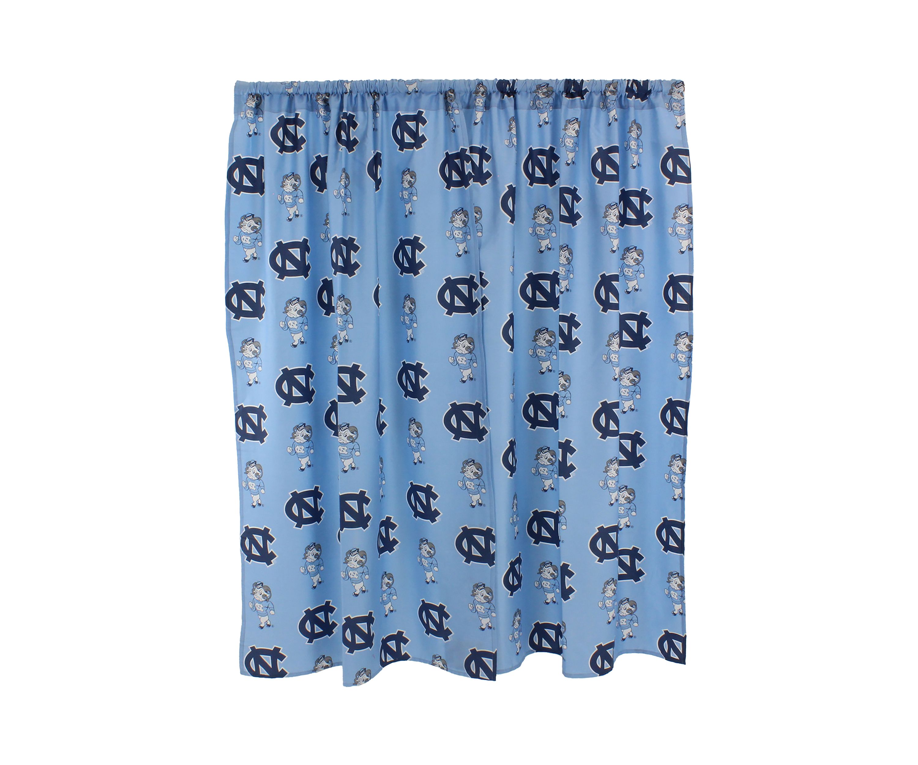 NCAA UNC Tar Heels Printed Curtain Panels