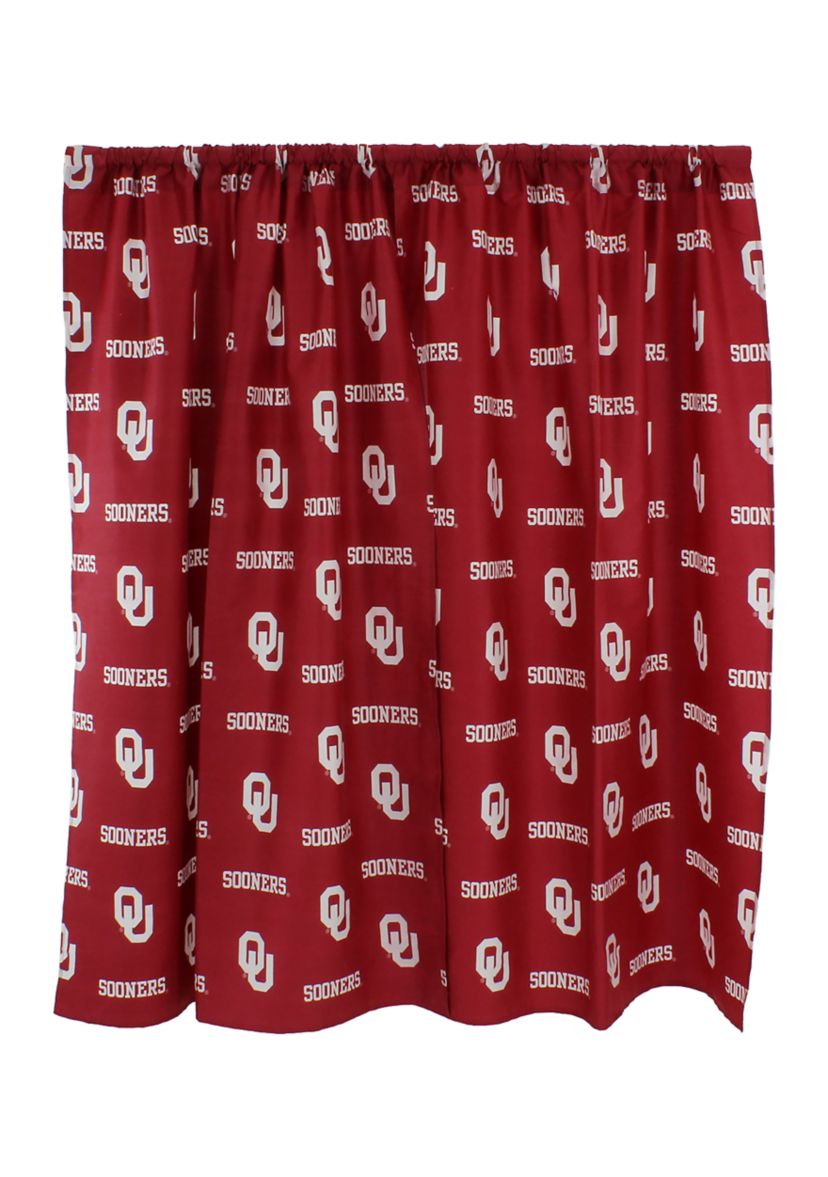 NCAA Oklahoma Sooners Printed Curtain Panels