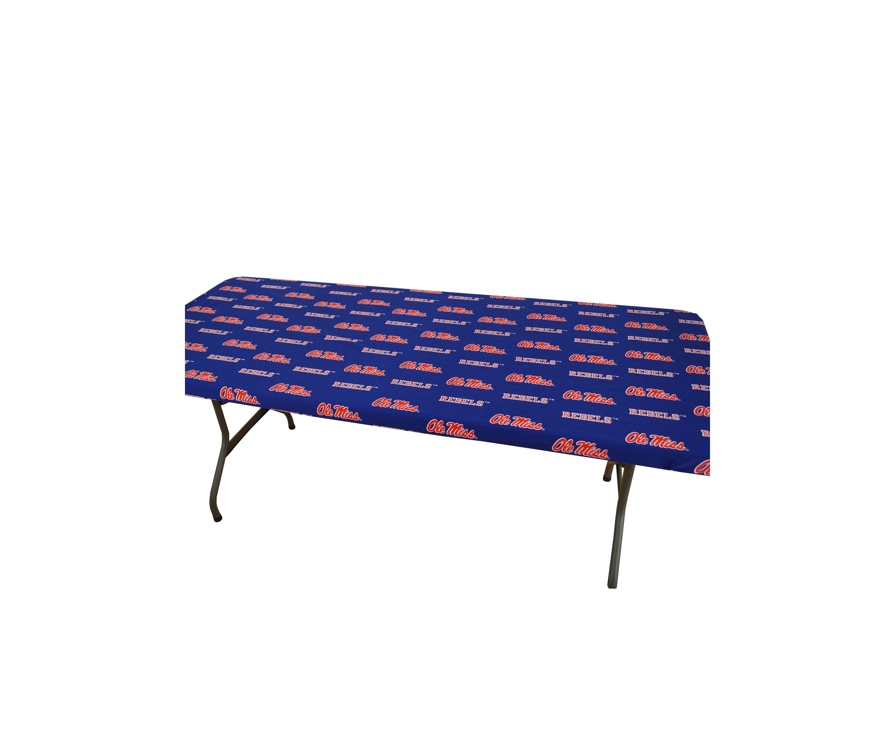 NCAA Ole Miss Rebels Tailgate Fitted Tablecloth