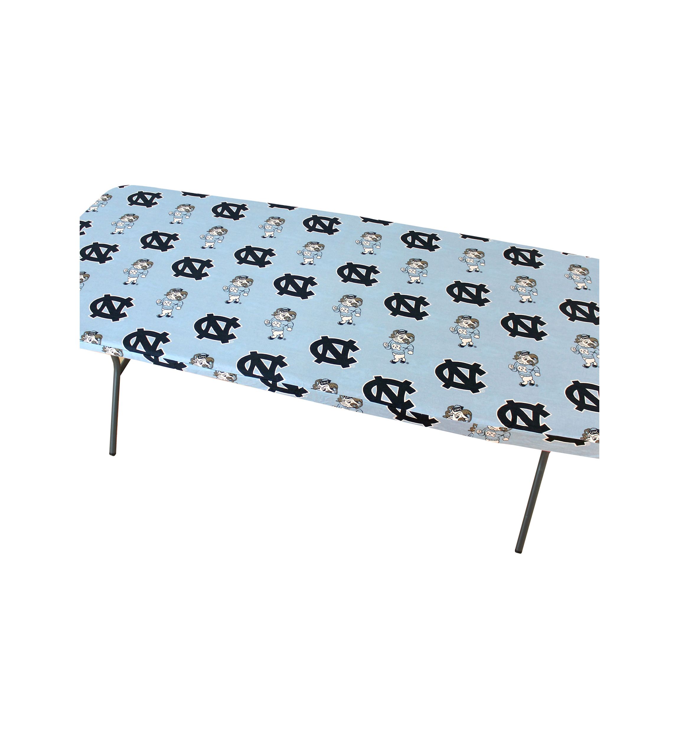 NCAA North Carolina Tar Heels Tailgate Fitted Tablecloth