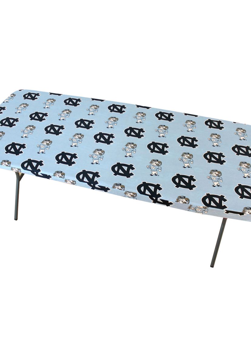 NCAA North Carolina Tar Heels Tailgate Fitted Tablecloth