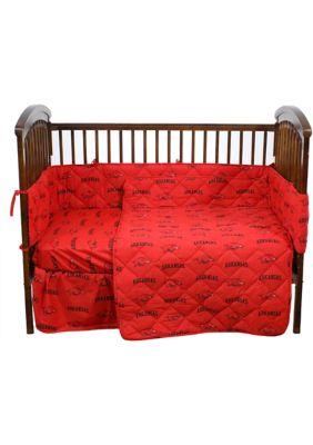 NCAA Arkansas Razorbacks 5 Piece Baby Crib Set