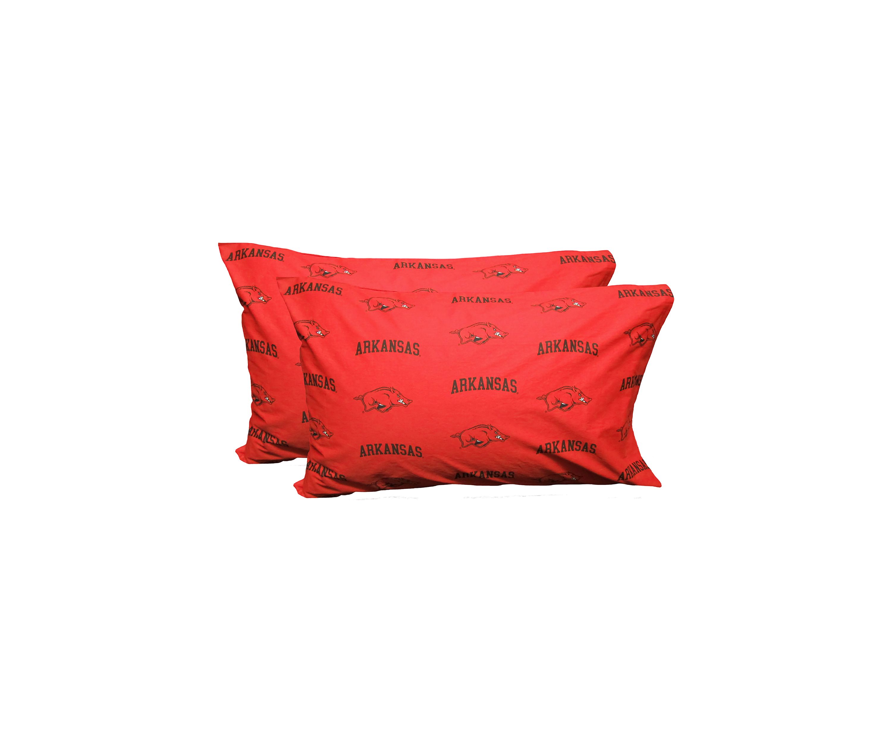 NCAA Arkansas Razorbacks Standard Pillowcase