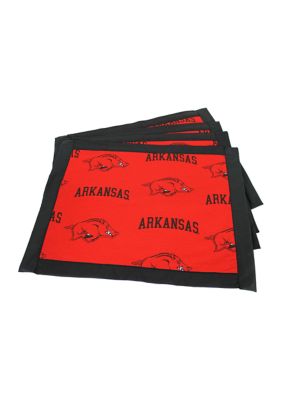 NCAA Arkansas Razorbacks Set of 4 Placemats