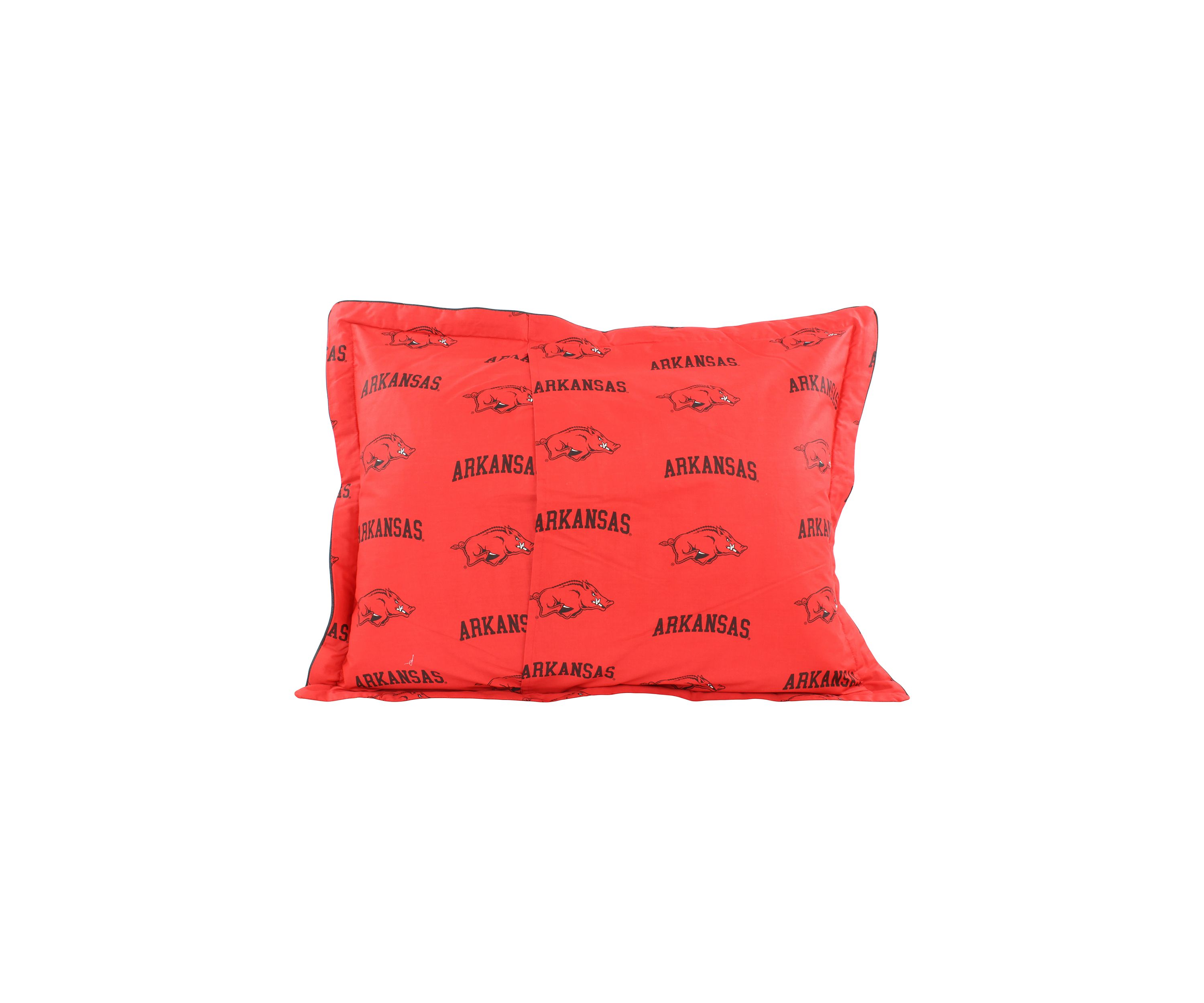 NCAA Arkansas Razorbacks Printed Pillow Sham