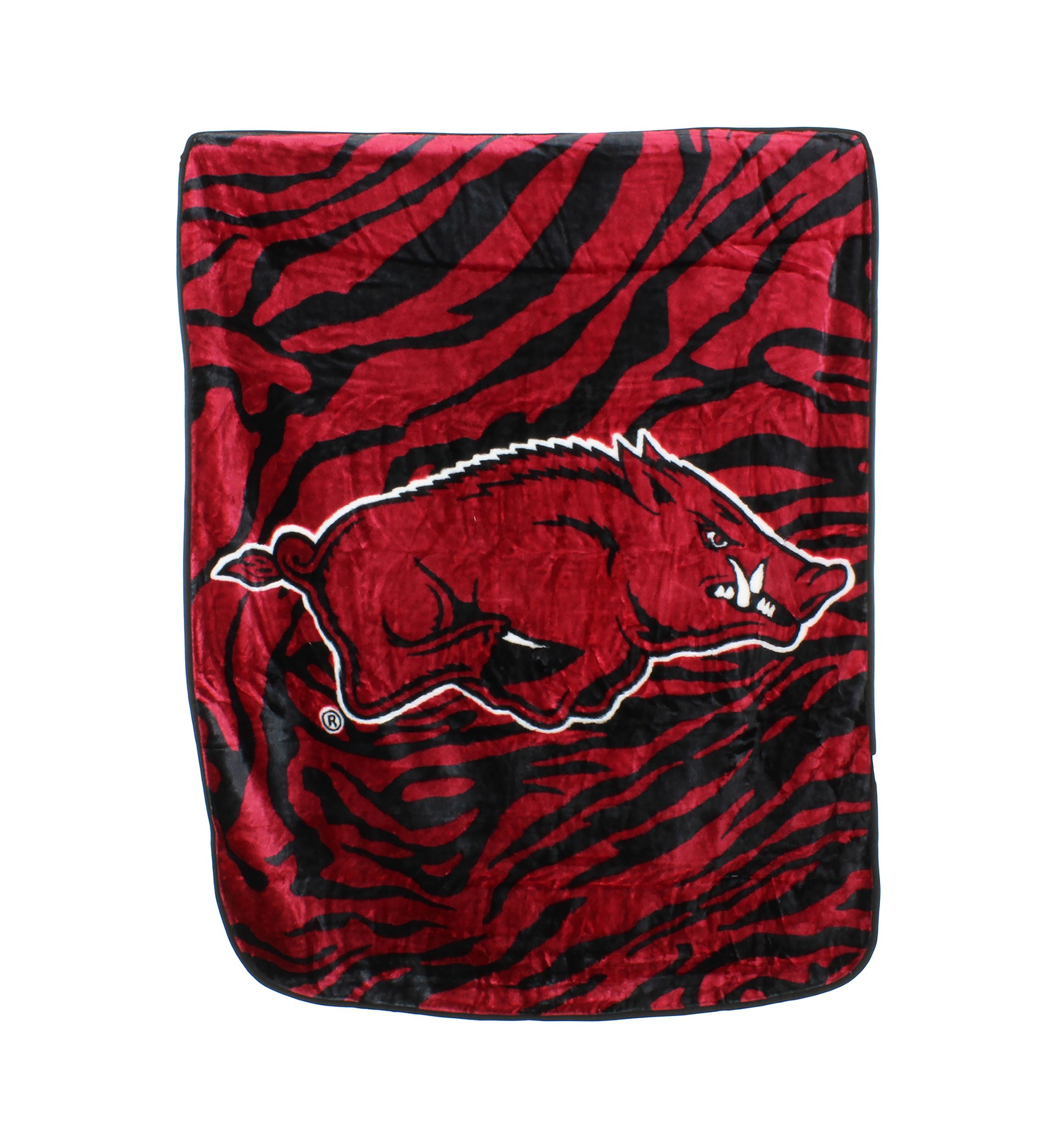 NCAA Arkansas Razorbacks Soft Raschel Throw Blanket