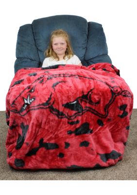 NCAA Arkansas Razorbacks Huge Raschel Throw Blanket