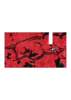 NCAA Arkansas Razorbacks Huge Raschel Throw Blanket