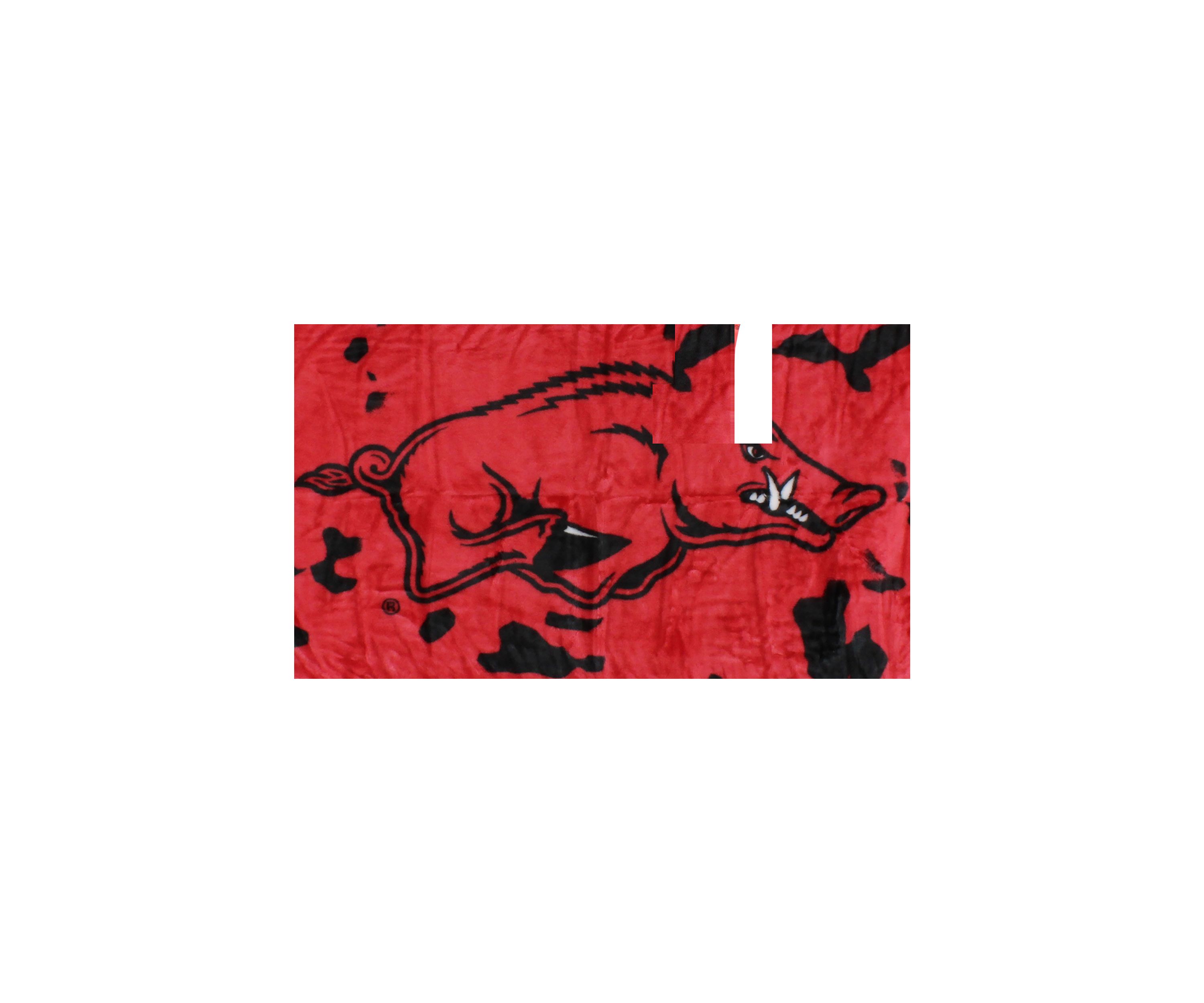 NCAA Arkansas Razorbacks Huge Raschel Throw Blanket