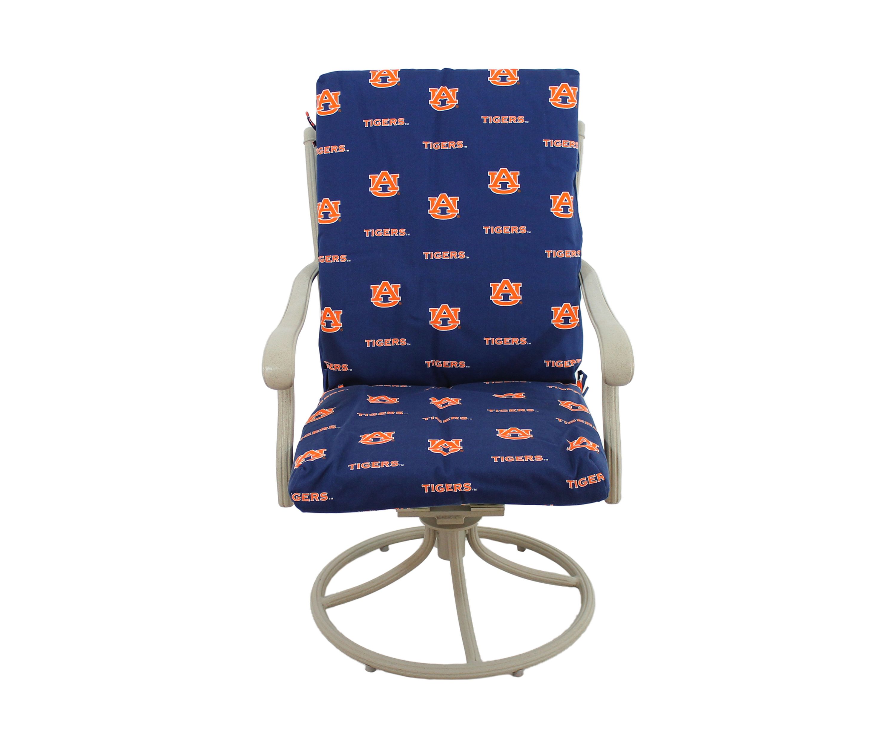 NCAA Auburn Tigers 2 Piece Chair Cushion