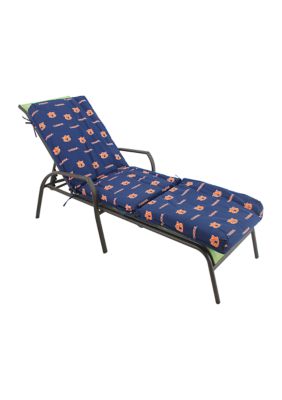 NCAA Auburn Tigers 3 Piece Chaise Lounge Cushion