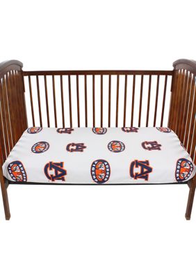 College Covers NCAA Auburn Tigers Baby Crib Fitted Sheet ...