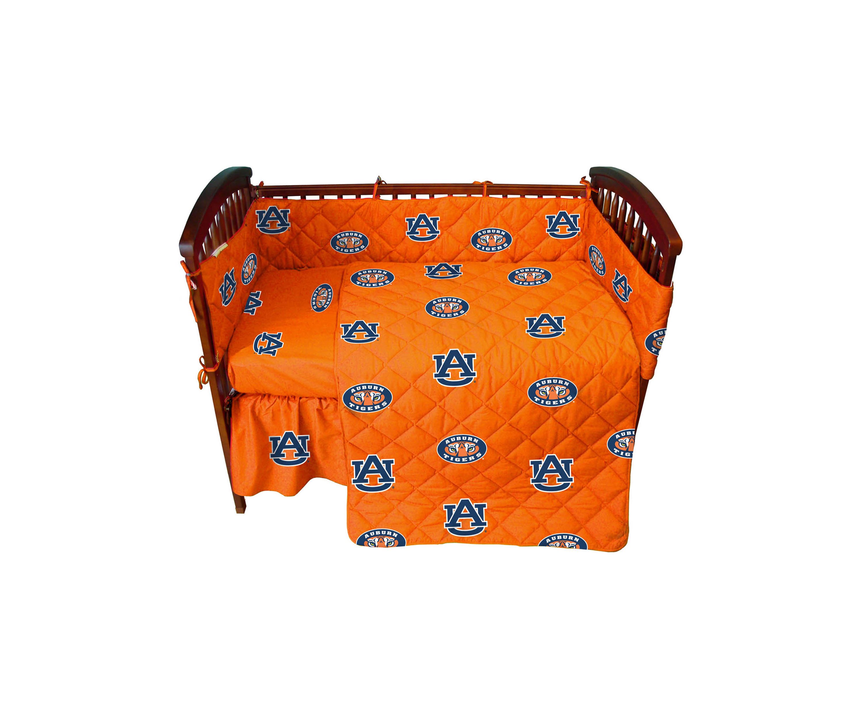 NCAA Auburn Tigers 5 Piece Baby Crib Set
