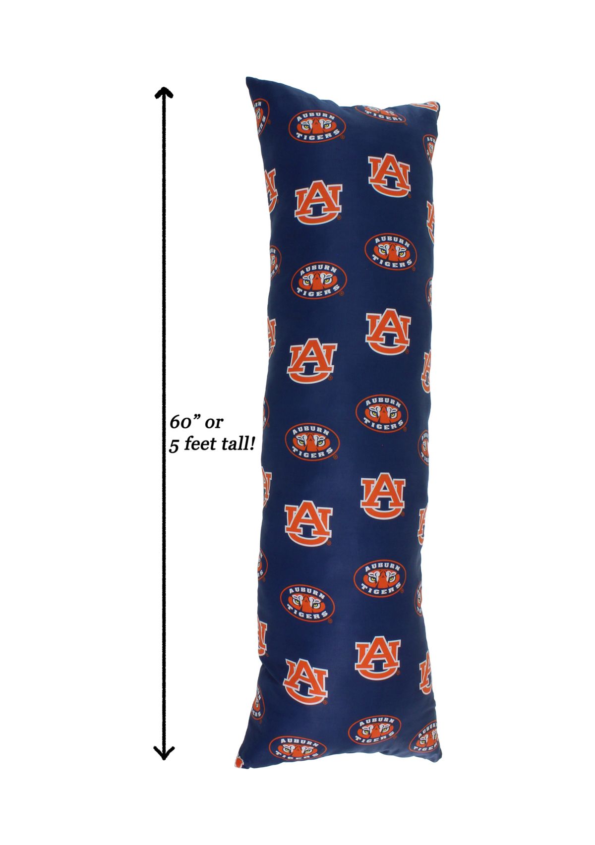 NCAA Auburn Tigers Printed Body Pillow