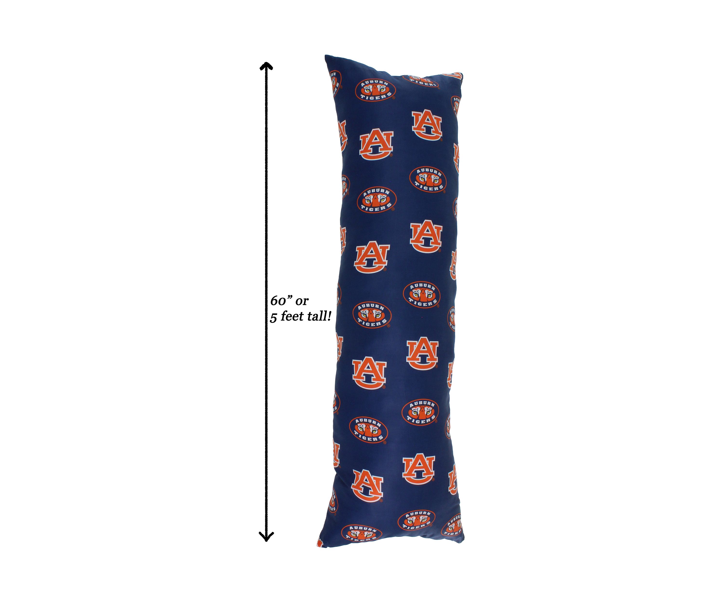 NCAA Auburn Tigers Printed Body Pillow