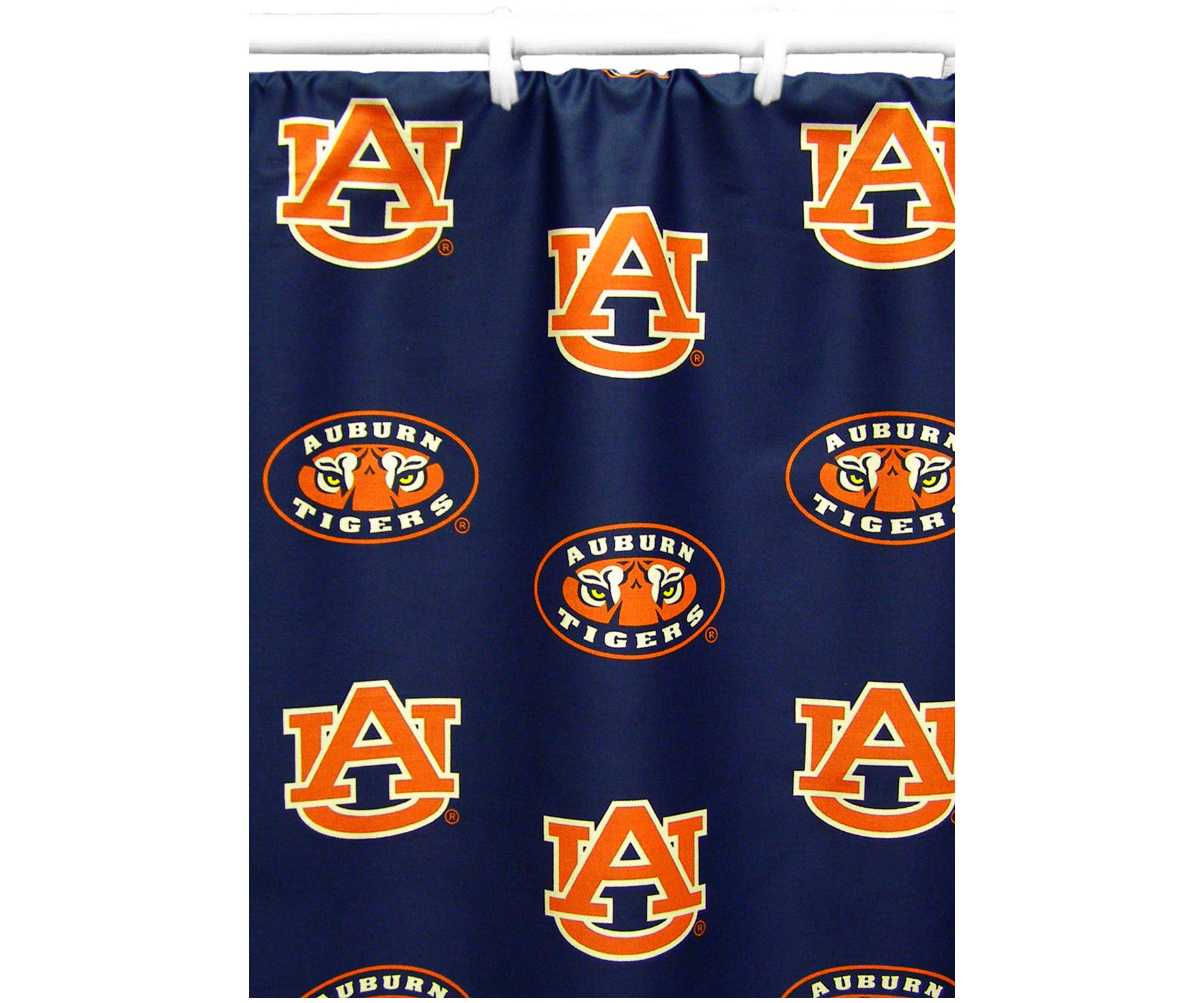 NCAA Auburn Tigers Printed Shower Curtain
