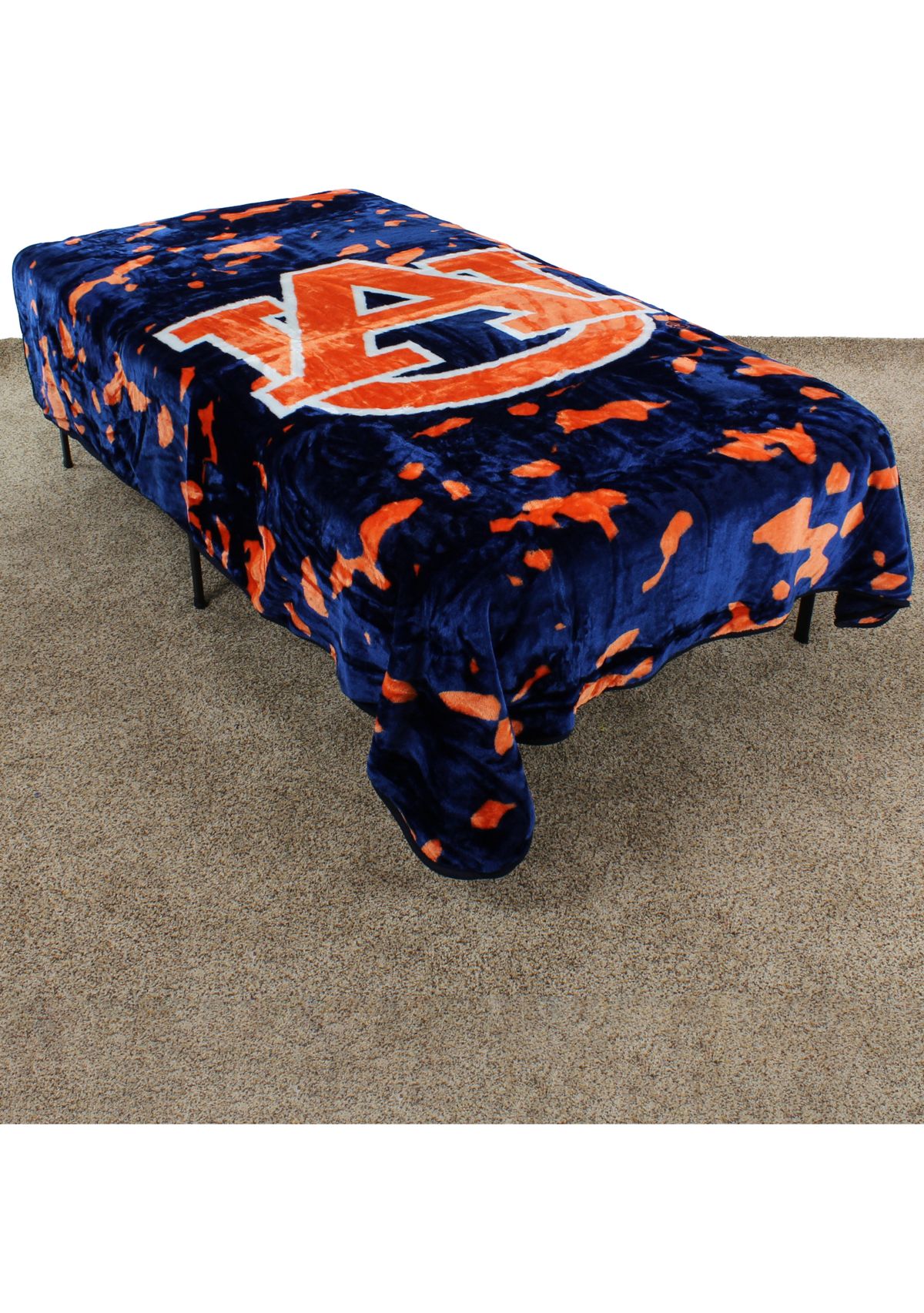 NCAA Auburn Tigers Huge Raschel Throw Blanket