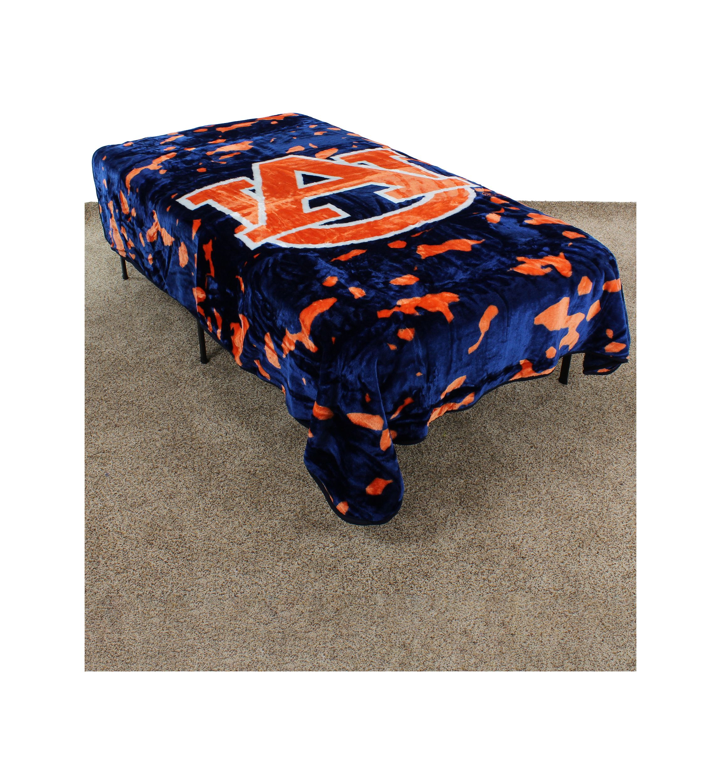 NCAA Auburn Tigers Huge Raschel Throw Blanket