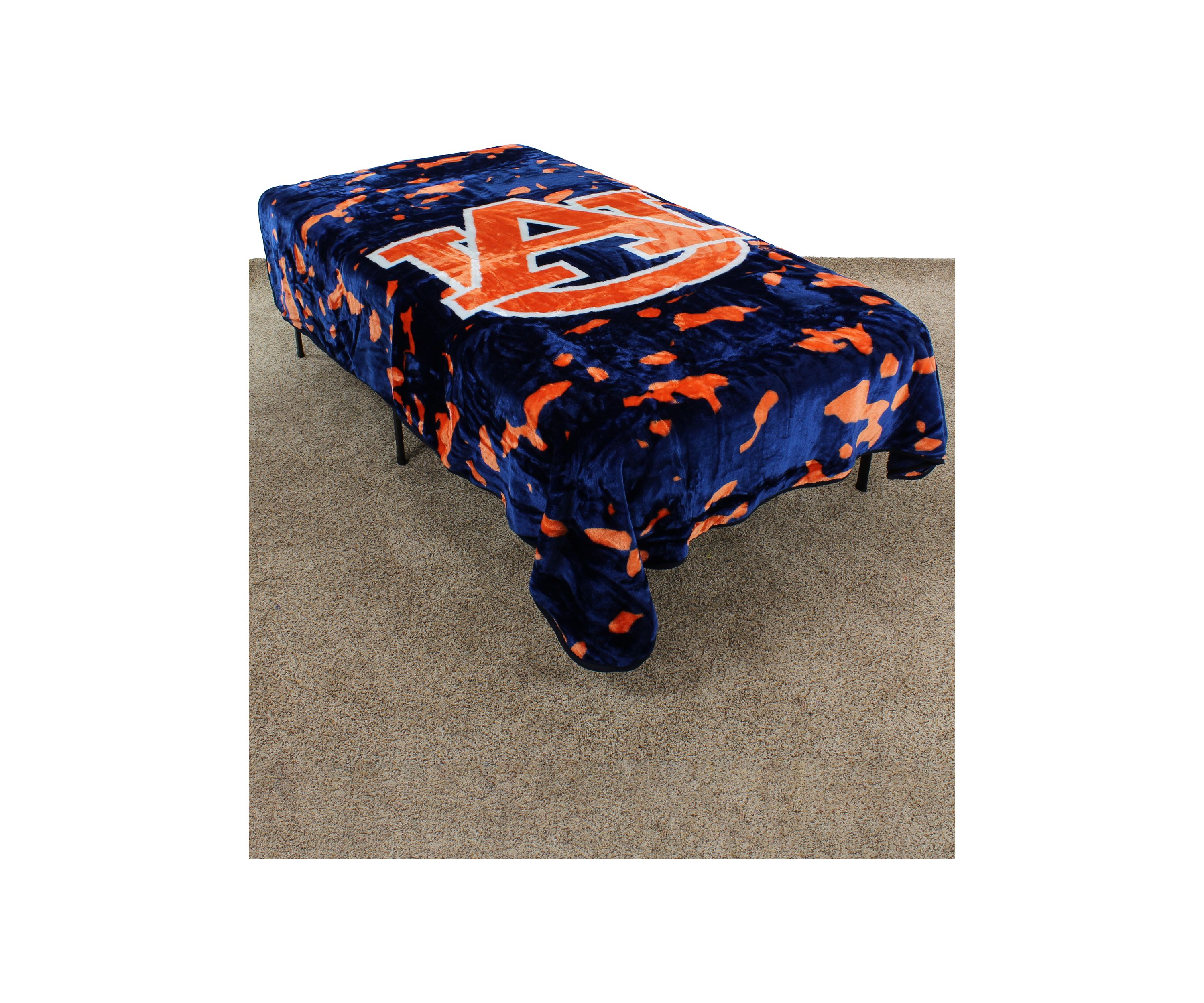 NCAA Auburn Tigers Huge Raschel Throw Blanket