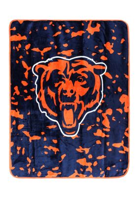 College Covers Nfl Chicago Bears Raschel Knit Throw Blanket