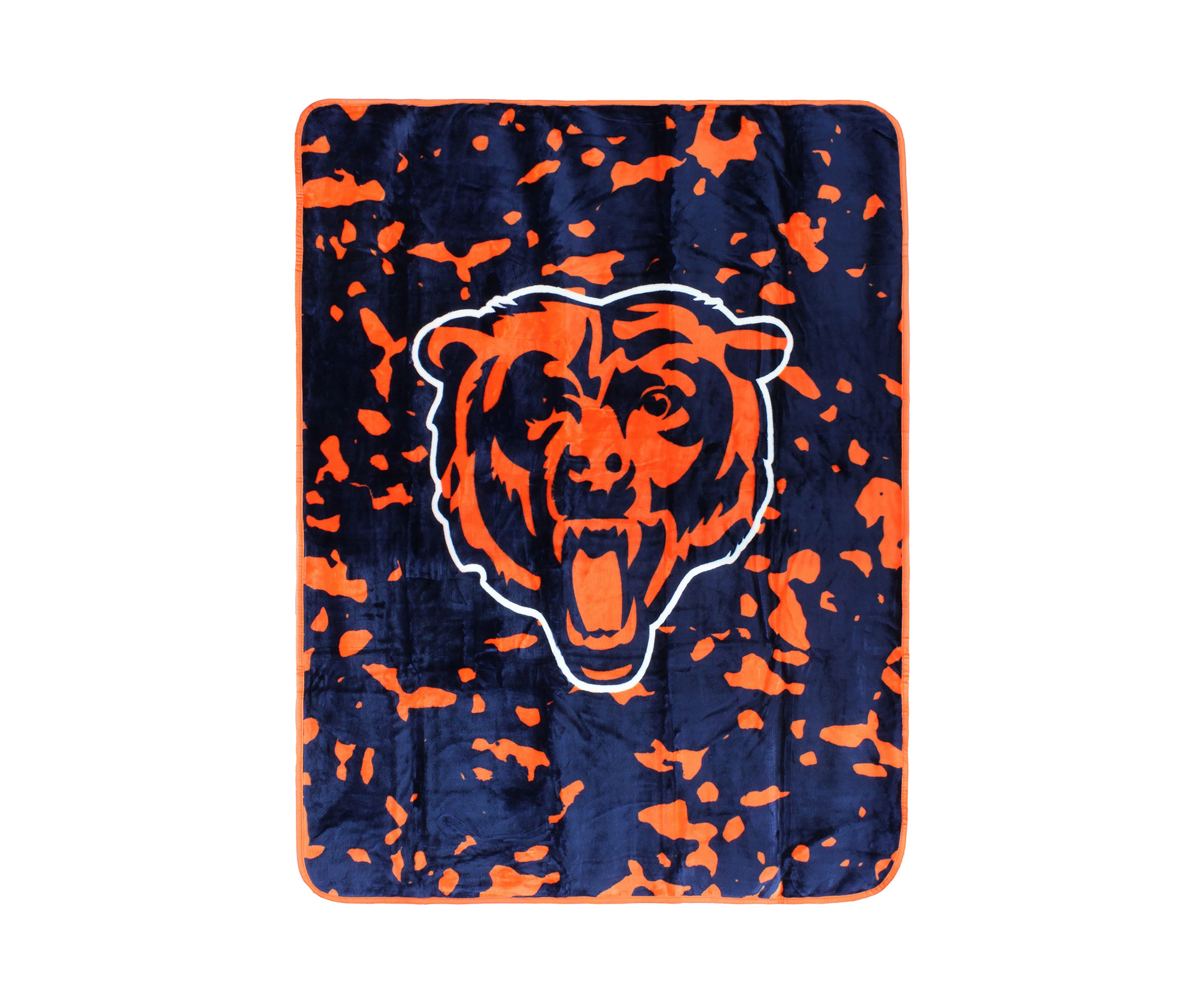 NFL Chicago Bears Raschel Knit Throw Blanket