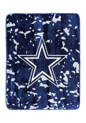 College Covers Nfl Dallas Cowboys Raschel Knit Throw Blanket