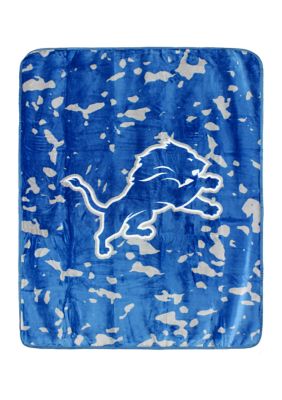 College Covers Nfl Detroit Lions Raschel Knit Throw Blanket