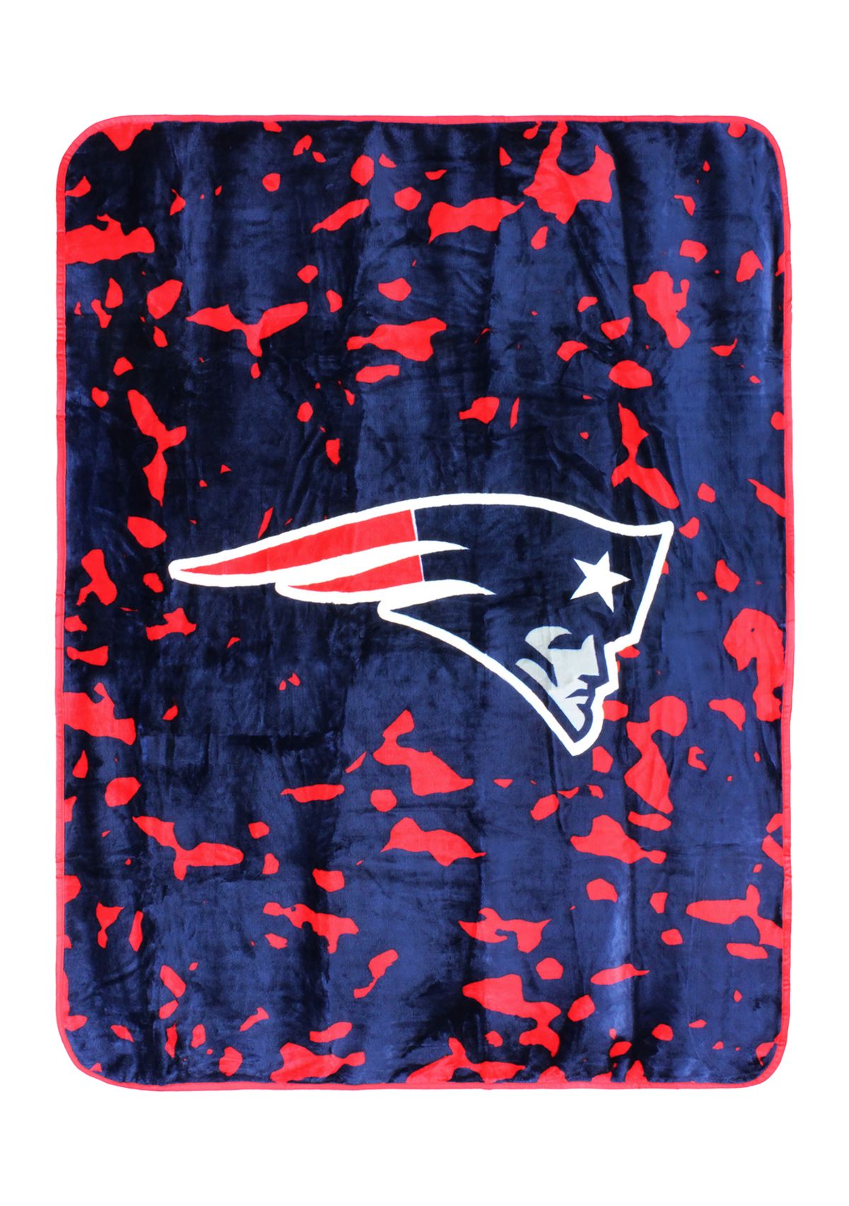 NFL New England Patriots Raschel Knit Throw Blanket