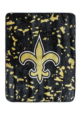 College Covers NFL New Orleans Saints Raschel Knit Throw Blanket