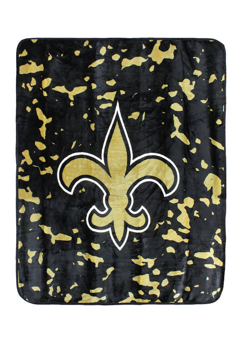 College Covers NFL New Orleans Saints Raschel Knit